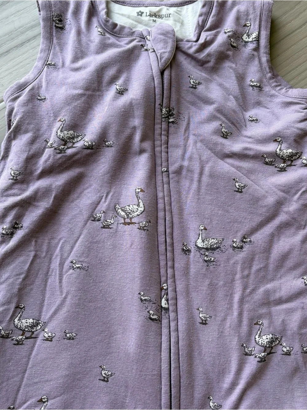 Larkspur lavender goose